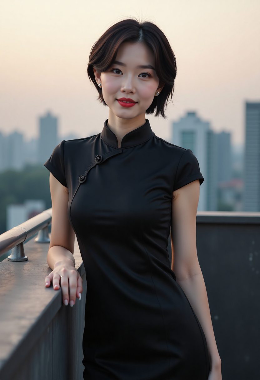 县城乐队在菜市场临时舞台上演出的现场画面